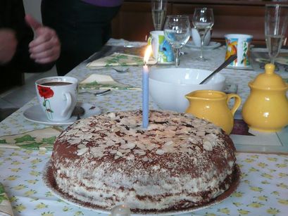 The birthday cake Mum made me. 