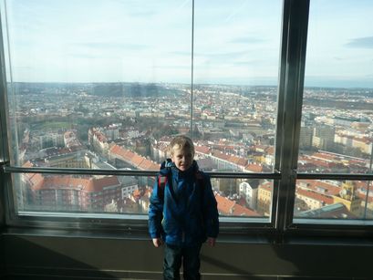 Ian at the TV tower. 
