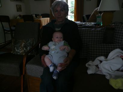 My Babička (grandmother) and I.